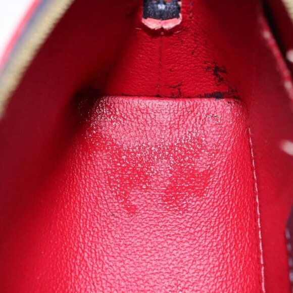 LOUIS VUITTON Monogram Empreinte Pochette Cosmetic PM Navy M69413 LV Auth 138768 - Picture 12 of 16